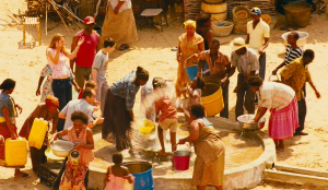 everyone at the well