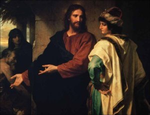 Heinrich Hofmann - Christ and the Rich Young Ruler