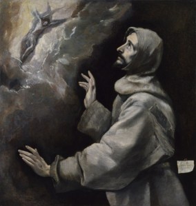 El Greco - St Francis receives the Stigmata