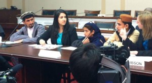 The Rehman family, whose grandmother was killed by a drone, testifies before all five members of Congress.