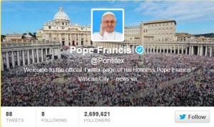 TwitterPope francis