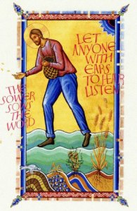 Illustration for Matthew 13:1-9 from the St. John's Bible: courtesy of http://caelumetterra.wordpress.com/2014/01/02/