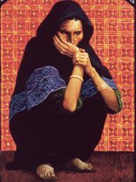 woman-with-hemorrhage, Louis Glanzman