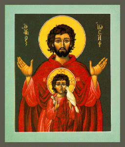 St. Joseph, Shadow of the Father, by Fr. William McNichols (http://puffin.creighton.edu/jesuit/andre/images/joseph.gif)