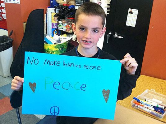 A message from Martin Richard, one of the three people killed by the bombs on April 15, 2013