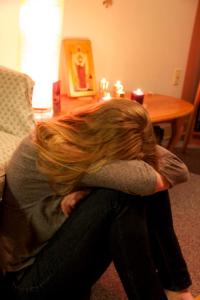 "Sounds of Silence" meditation with Meditating at Anne Elisabeth Giuliani (Copley Hall, Georgetown University) (from the Georgetown University Office of Campus Ministry Facebook page)