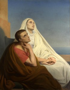 Ary Scheffer, "Saints Augustine and Monica" (1854)