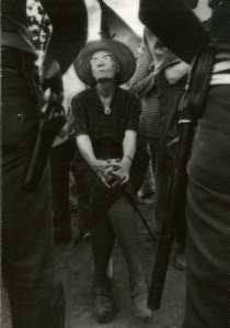 Dorothy Day picketing in support of United Farm Workers Strike